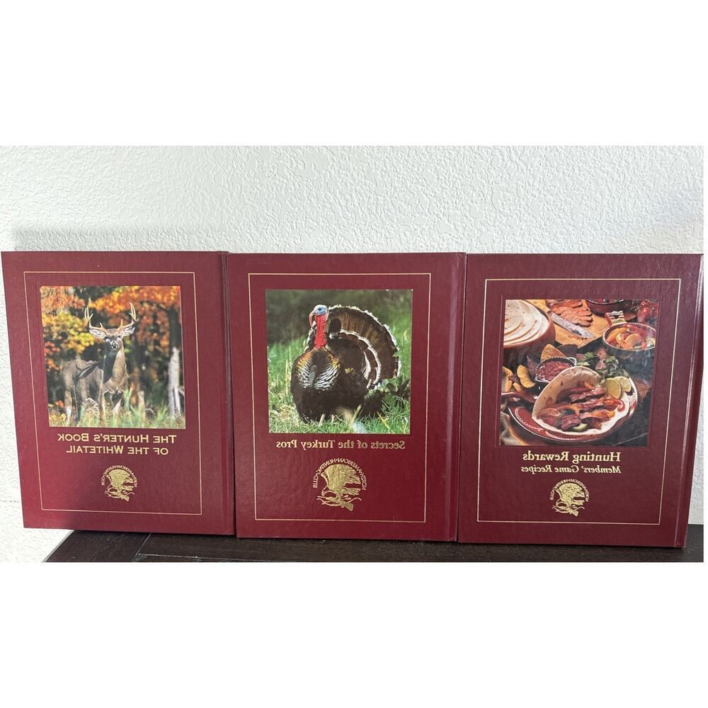 Lot of 3 North American Hunting Club Vintage Hardback Books